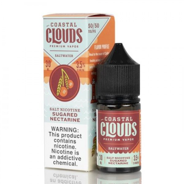 SALTWATER SUGARED NECTARINE - COASTAL CLOUDS CO. - 30ML