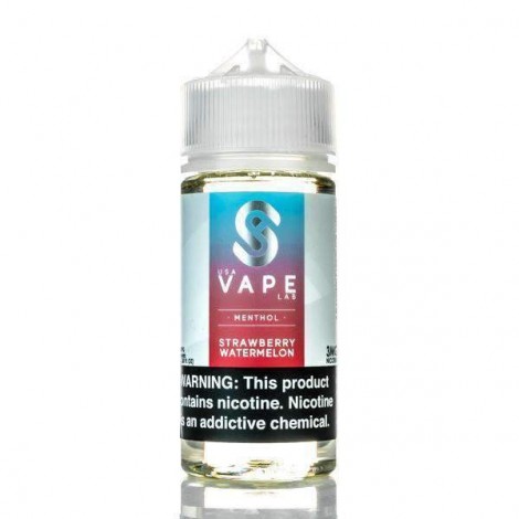 USA VAPE LAB - STRAWBERRY WATERMELON MENTHOL - 100ML