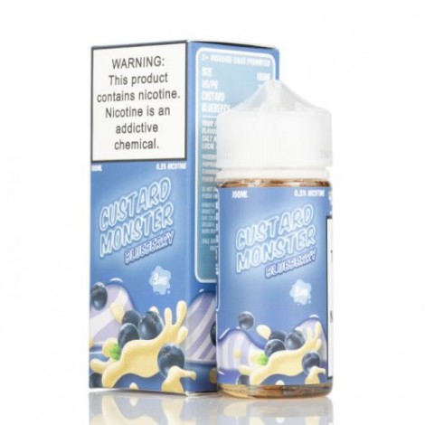 BLUEBERRY CUSTARD - CUSTARD MONSTER - JAM MONSTER LIQUIDS - 100ML