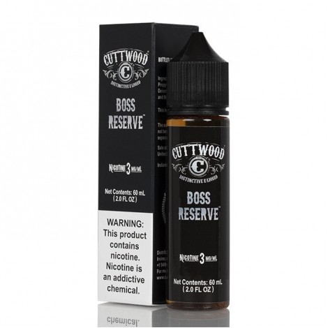 BOSS RESERVE - CUTTWOOD E-LIQUID - 120ML