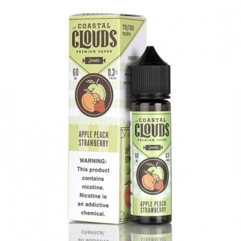 APPLE PEACH STRAWBERRY - COASTAL CLOUDS CO. - 60ML