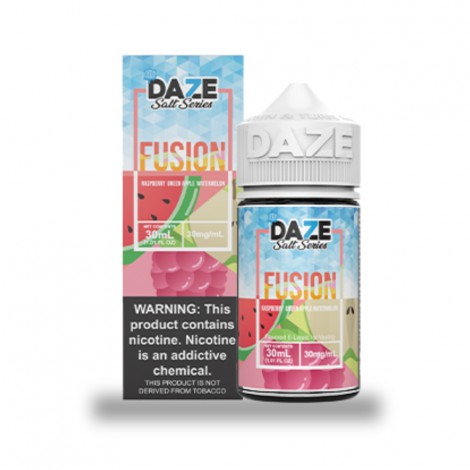 7 Daze Fusion TFN Salts – Raspberry Green Apple Watermelon ICED 30mL